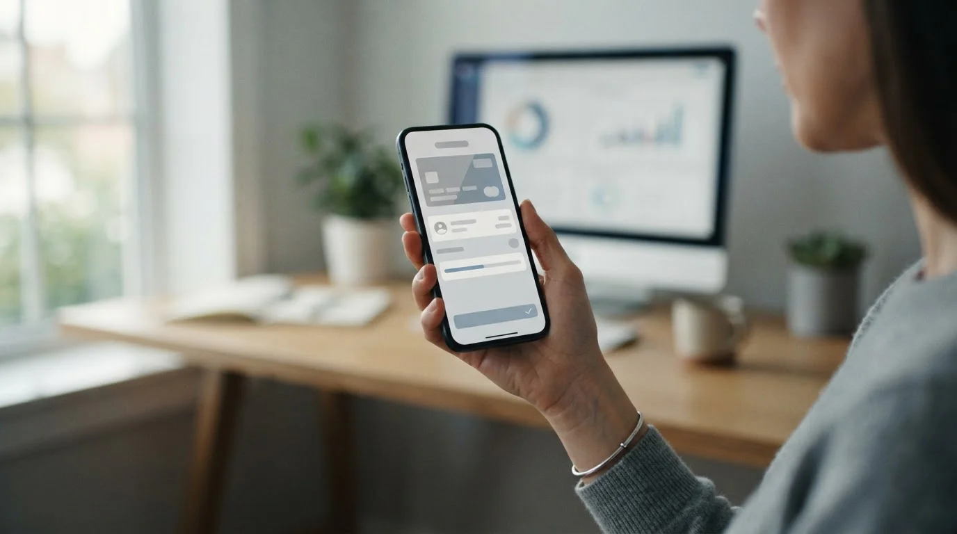 Smartphone mit digitaler Zahlungsschnittstelle für Online-Wetten